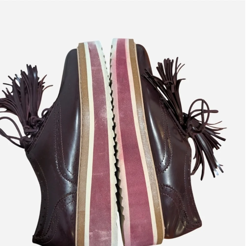Pre-owned Zara Brown Platform Shoes - Picture 5 of 8